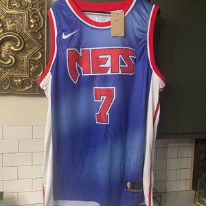 Men’s Vintage Kevin Durant Nets Jersey Size 3x.